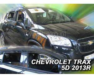 ΑΝΕΜΟΘΡΑΥΣΤΕΣ ΓΙΑ CHEVROLET TRAX 5D 2013-2015 ΣΕΤ ΑΥΤΟΚΙΝΗΤΟΥ ΑΠΟ ΕΥΚΑΜΠΤΟ ΦΙΜΕ ΠΛΑΣΤΙΚΟ HEKO - 4 ΤΕΜ.