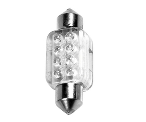 ΛΑΜΠΑΚΙΑ ΠΛΑΦΟΝΙΕΡΑΣ 12V SV8,5-8 13x35mm 8LED ΠΡΑΣΙΝΟ BLISTER 1ΤΕΜ.