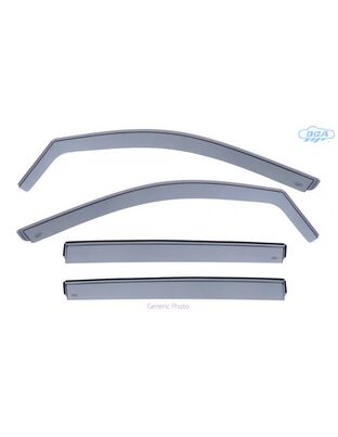 ΣΕΤ ΑΝΕΜΟΘΡΑΥΣΤΕΣ ΓΙΑ FORD FIESTA 5D 2008-2017 ΑΠΟ ΕΥΚΑΜΠΤΟ ΧΥΤΟ ΑΚΡΥΛΙΚΟ ΓΥΑΛΙ  (CAST ACRYLIC GLASS) DGA - 4 ΤΕΜ.