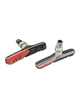 ΤΑΚΑΚΙΑ ΦΡΕΝΩΝ ΠΟΔΗΛΑΤΟΥ (CITY/MTB BIKE) PREMIUM 72mm PF-11 ΜΑΥΡΟ/ΚΟΚΚΙΝΟ 2ΤΕΜ.