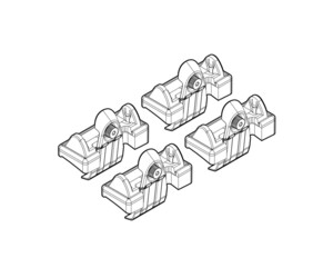 ΑΚΡΑ ΓΙΑ ΜΠΑΡΕΣ NORDRIVE ΓΙΑ PEUGEOT 1007 05/05-05/10 KIT