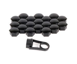 ΚΑΠΑΚΙΑ ΜΠΟΥΛΟΝΙΩΝ/ΠΑΞΙΜΑΔΙΩΝ 19 mm (ΜΑΥΡΑ ΚΟΝΤΑ ABS ΠΛΑΣΤΙΚΑ) - 20 ΤΕΜ.