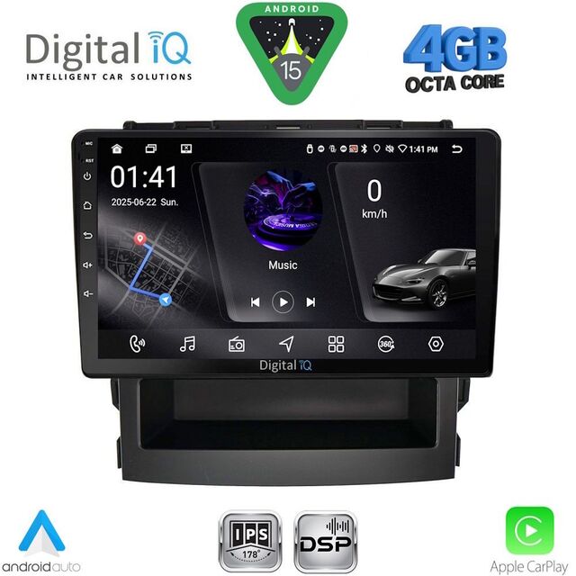 DIGITAL IQ RSG 6664_CPA (9inc) MULTIMEDIA TABLET for SUBARU FORESTER - IMPREZA mod. 2019-2024