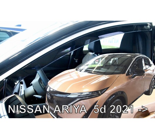ΑΝΕΜΟΘΡΑΥΣΤΕΣ ΓΙΑ NISSAN ARIYA 5D 2022+? ΖΕΥΓΑΡΙ ΑΠΟ ΕΥΚΑΜΠΤΟ ΦΙΜΕ ΠΛΑΣΤΙΚΟ HEKO - 2 ΤΕΜ.