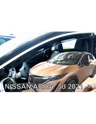 ΑΝΕΜΟΘΡΑΥΣΤΕΣ ΓΙΑ NISSAN ARIYA 5D 2022+? ΖΕΥΓΑΡΙ ΑΠΟ ΕΥΚΑΜΠΤΟ ΦΙΜΕ ΠΛΑΣΤΙΚΟ HEKO - 2 ΤΕΜ.