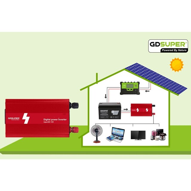 ΜΕΤΑΤΡΟΠΕΑΣ ΡΕΥΜΑΤΟΣ INVERTER 550W GD-550W