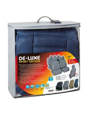 Καλύμματα Καθισμάτων DE-LUXE SPORT EDITION Υφασμα JACQUARD Σετ 4τεμ. Μπλε