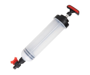 Amio - Σύριγγα αναρρόφησης & αλλαγής υγρών 1500ml με εύκαμπτο σωλήνα – Για λάδια Υγρά Φρένων & Ψυκτικά - 1 τεμ. (04278/AM)