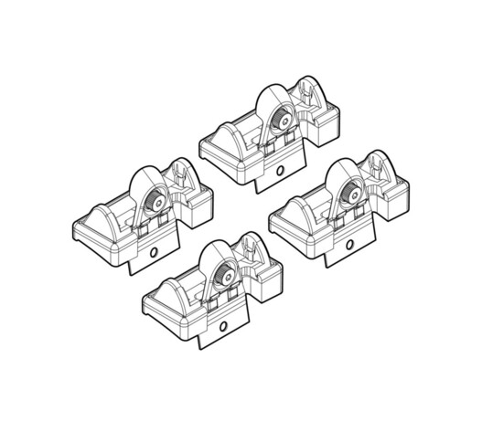 ΑΚΡΑ ΓΙΑ ΜΠΑΡΕΣ NORDRIVE ΓΙΑ RENAULT CLIO 5D 10/05+ KIT