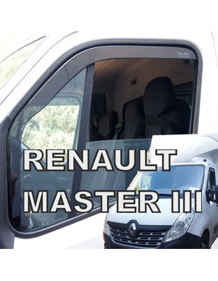 ΑΝΕΜΟΘΡΑΥΣΤΕΣ ΓΙΑ OPEL MOVANO B 2010+ / RENAULT MASTER 3 2010+ / MASTER IV 2019+ / NISSAN NV400 2011+ ΜΑΚΡΥ ΖΕΥΓΑΡΙ VAN ΑΠΟ ΕΥΚΑΜΠΤΟ ΦΙΜΕ ΠΛΑΣΤΙΚΟ HEKO - 2 ΤΕΜ.