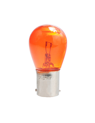 P21W 12V 21W BA15s ΜΟΝΟΠΟΛΙΚΟ ΠΟΡΤΟΚΑΛΙ DYED-GLASS ΚΟΥΤΙ 10ΤΕΜ.