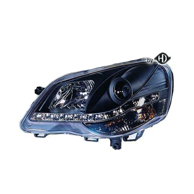 Φανάρια diederichs dayline VW POLO 9N3 05-09 {Μαύρα}