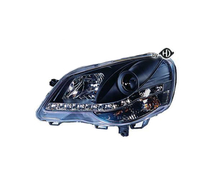 Φανάρια diederichs dayline VW POLO 9N3 05-09 {Μαύρα}