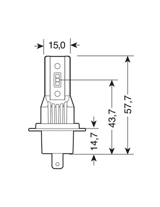 H7 12/24V PX26d 6.500K 3.000lm 15W 6LED SEOUL CSP-Y19chips HALO LED SERIE 11 PLUG ΚΑΙ BRITE 2ΤΕΜ.