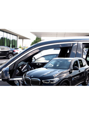 ΑΝΕΜΟΘΡΑΥΣΤΕΣ ΓΙΑ BMW X5 G05 5D 2018-2021 ΖΕΥΓΑΡΙ ΑΥΤΟΚΙΝΗΤΟΥ ΑΠΟ ΕΥΚΑΜΠΤΟ ΦΙΜΕ ΠΛΑΣΤΙΚΟ HEKO - 2 ΤΕΜ.