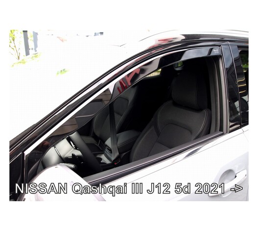 ΑΝΕΜΟΘΡΑΥΣΤΕΣ ΓΙΑ NISSAN QASHQAI J12 5D 2021+ ΖΕΥΓΑΡΙ ΑΠΟ ΕΥΚΑΜΠΤΟ ΦΙΜΕ ΠΛΑΣΤΙΚΟ HEKO - 2 ΤΕΜ.