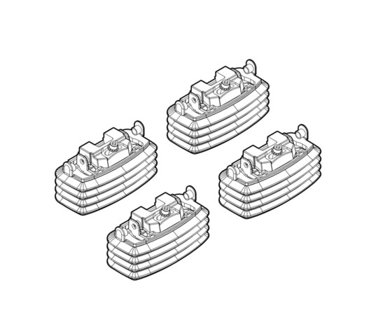 ΑΚΡΑ ΓΙΑ ΜΠΑΡΕΣ NORDRIVE ΓΙΑ FIAT MULTIPLA 11/98-12/10 KIT