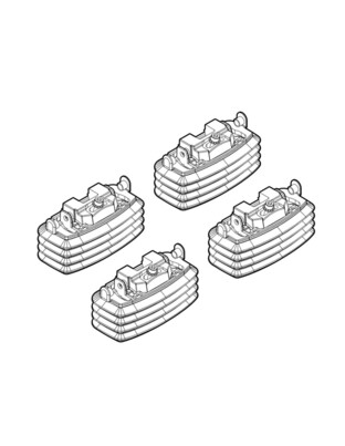 ΑΚΡΑ ΓΙΑ ΜΠΑΡΕΣ NORDRIVE ΓΙΑ FIAT MULTIPLA 11/98-12/10 KIT