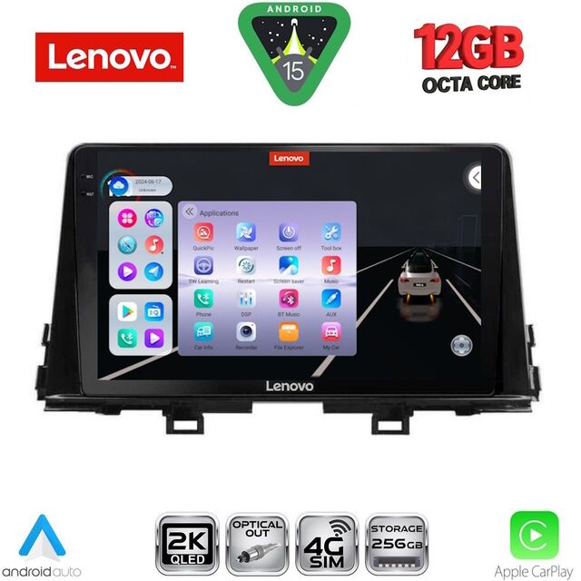 LENOVO SSZ 12309_CPA (9inc) MULTIMEDIA TABLET for KIA PICANTO mod. 2017-2021