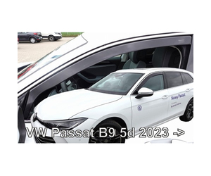 ΑΝΕΜΟΘΡΑΥΣΤΕΣ ΓΙΑ VW PASSAT B9 5D 2023+ ΖΕΥΓΑΡΙ ΑΠΟ ΕΥΚΑΜΠΤΟ ΦΙΜΕ ΠΛΑΣΤΙΚΟ HEKO - 2 ΤΕΜ.