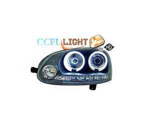 ΦΑΝΑΡΙΑ ΓΙΑ VW GOLF 5 / GOLF 5+6 VARIANT 10.03-09.08 / GOLF 5/6 VARIANT  ANGELEYES+CCFL BLACK