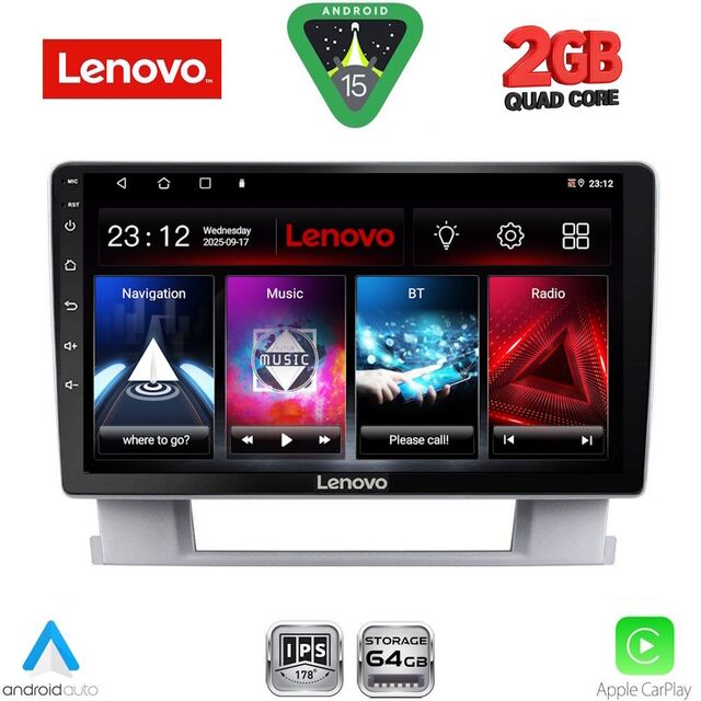 LENOVO LVD 2482_CPA (9inc) MULTIMEDIA TABLET for OPEL ASTRA J  mod.2010-2016