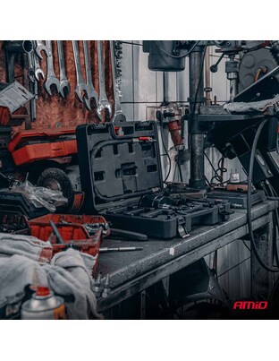 Amio – Πνευματικός Εξολκέας Μπεκ Diesel 5-8 Bar Heavy Duty σε Βαλιτσάκι για Αφαίρεση με Υψηλή Δύναμη & Ασφαλή Χρήση – Σετ 24 Τεμ. (04775/AM)