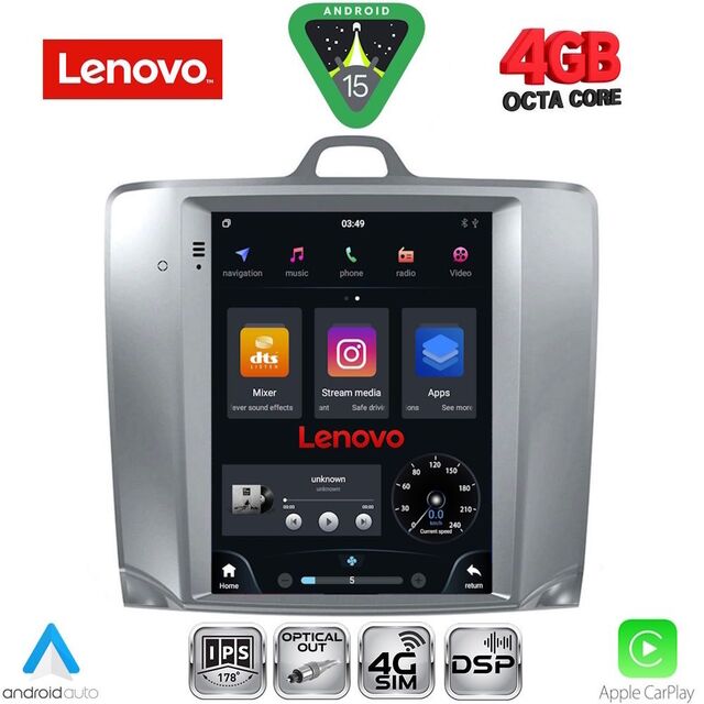 LENOVO SSX 9956_CPA TESLA STYLE for FORD FOCUS mod. 2004-2011