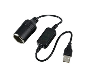 ΜΕΤΑΣΧΗΜΑΤΙΣΤΗΣ/ΑΝΤΑΠΤΟΡΑΣ ΑΠΟ USB 5V ΣΕ ΥΠΟΔΟΧΗ ΜΕ ΦΙΣ ΑΝΑΠΤΗΡΑ 12V ΚΑΙ ΚΑΛΩΔΙΟ 35cm ​​​ LAMPA - 1 ΤΕΜ
