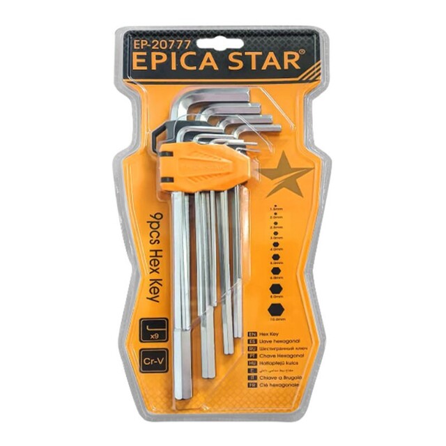 EPICA STAR ΣΕΤ 9ΤΜΧ ΚΛΕΙΔΙΑ ALLEN EP-20777