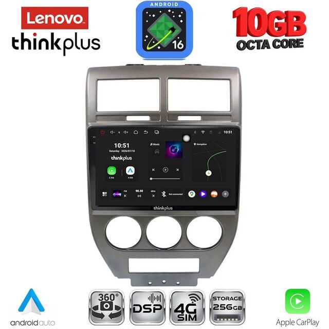 LENOVO LTM 11276_CPA (10inc) MULTIMEDIA TABLET for JEEP COMPASS - PATRIOT mod. 2007-2016