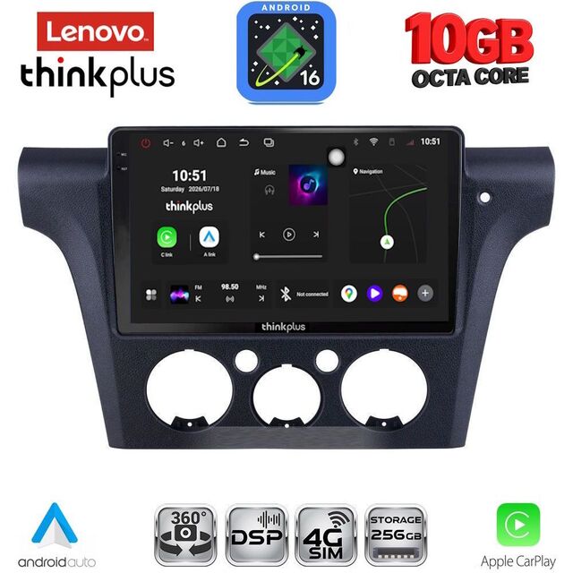 LENOVO LTM 11441CL_CPA (10inc) MULTIMEDIA TABLET for MITSUBISHI OUTLANDER mod. 2001-2005 with CLIMA