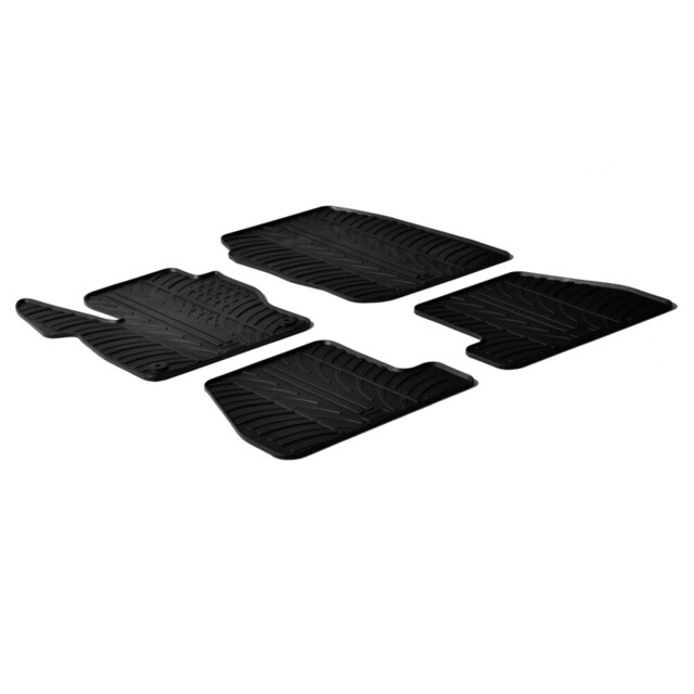 LAMPA - ΠΑΤΑΚΙΑ ΑΥΤΟΚΙΝΗΤΟΥ ΑΠΟ ΛΑΣΤΙΧΟ ΓΙΑ FORD FOCUS 3D / 5D 03/2011-10/2014 / FORD FOCUS SW 06/2011-10/2014 ΣΕ ΜΑΥΡΟ ΧΡΩΜΑ ME ΚΟΥΜΠΩΜΑΤΑ - 4 ΤΕΜ.