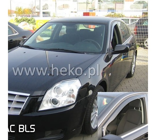 ΑΝΕΜΟΘΡΑΥΣΤΕΣ ΓΙΑ CADILLAC BLS 4D 2006-2009 ΖΕΥΓΑΡΙ ΑΠΟ ΕΥΚΑΜΠΤΟ ΦΙΜΕ ΠΛΑΣΤΙΚΟ HEKO - 2 ΤΕΜ.