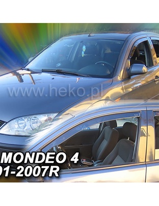 ΑΝΕΜΟΘΡΑΥΣΤΕΣ ΓΙΑ FORD MONDEO MK3 4D 2001-2007 ΖΕΥΓΑΡΙ ΑΠΟ ΕΥΚΑΜΠΤΟ ΦΙΜΕ ΠΛΑΣΤΙΚΟ HEKO - 2 ΤΕΜ.
