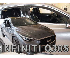 ΑΝΕΜΟΘΡΑΥΣΤΕΣ ΓΙΑ INFINITY Q30S 5D 2015-2019 ΣΕΤ ΑΥΤΟΚΙΝΗΤΟΥ ΑΠΟ ΕΥΚΑΜΠΤΟ ΦΙΜΕ ΠΛΑΣΤΙΚΟ HEKO - 4 ΤΕΜ.