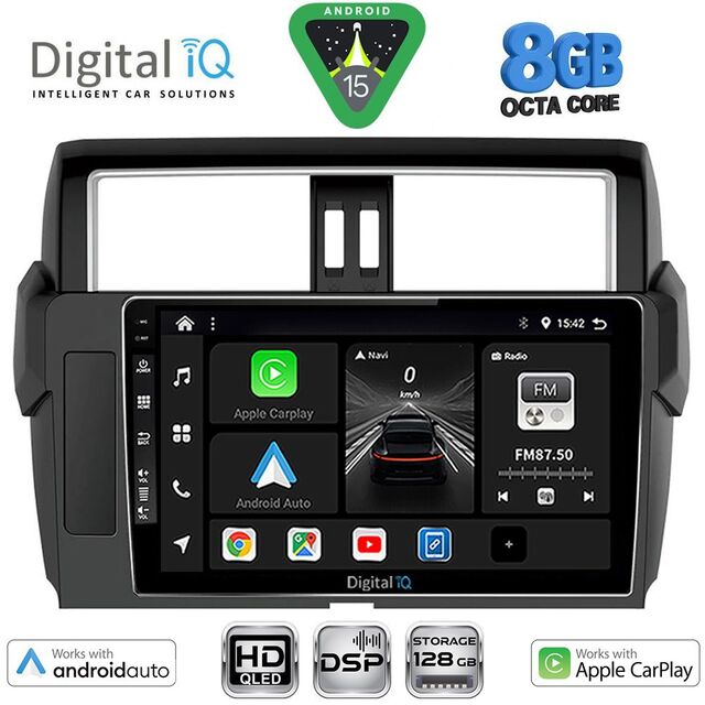 DIGITAL IQ BXF 18777_CPAA (10inc) MULTIMEDIA TABLET for TOYOTA PRADO mod. 2014-2017