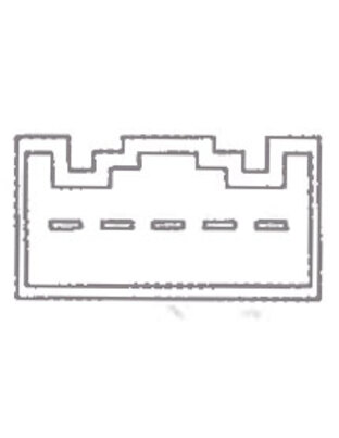 Διακόπτης Παραθύρου Μονός για ISUZU NPR 12V-24V 5PIN