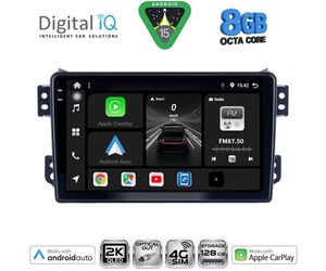 DIGITAL IQ BXK 20682_CPAA (9inc) MULTIMEDIA TABLET for OPEL AGILA - SUZUKI SPLASH mod. 2008-2018