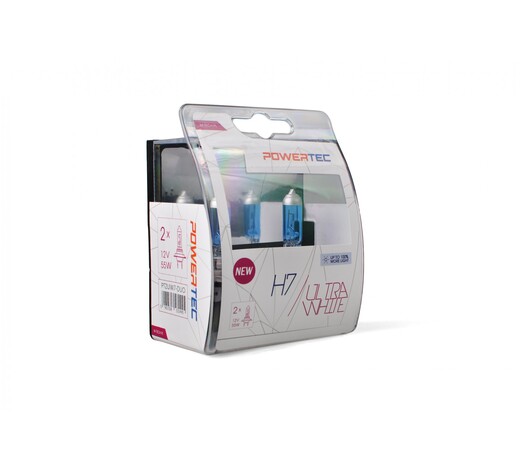 H7 12V 55W PX26d POWERTEC ULTRA WHITE 2ΤΕΜ. M-TECH