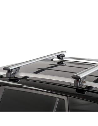 ΜΠΑΡΕΣ ΟΡΟΦΗΣ ΑΛΟΥΜΙΝΙΟΥ JACKSON XL SILVER 135 cm ΣΕ ΑΣΗΜΙ ΧΡΩΜΑ ΓΙΑ ΟΡΟΦΗ ΜΕ RAISED RAILS MENABO - 2 ΤΕΜ.