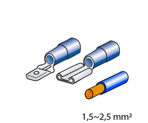 ΦΙΣΑΚΙΑ 6.3 x 0.8mm (40τμχ.)