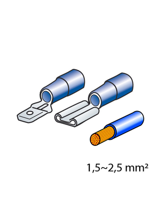 ΦΙΣΑΚΙΑ 6.3 x 0.8mm (40τμχ.)