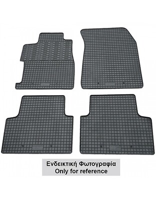Cik - ΠΑΤΑΚΙΑ ΑΥΤΟΚΙΝΗΤΟΥ ΑΠΟ ΛΑΣΤΙΧΟ ΓΙΑ VW CADDY 4D 2020+ ΣΕ ΜΑΥΡΟ ΧΡΩΜΑ ΜΕ ΚΟΥΜΠΩΜΑΤΑ - 4 ΤΕΜ. (RM.VW.0044/CK)