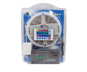 LED RGB ΤΑΙΝΙΑ ΤΡΟΦΟΔΟΣΙΑΣ 12V/5m ML-5050