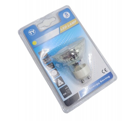 LED ΛΑΜΠΑ GU10/5W/450Lm/3000K LED-60054
