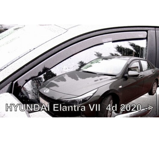 ΑΝΕΜΟΘΡΑΥΣΤΕΣ ΓΙΑ HYUNDAI ELANTRA 4D 2020+  ΖΕΥΓΑΡΙ ΑΠΟ ΕΥΚΑΜΠΤΟ ΦΙΜΕ ΠΛΑΣΤΙΚΟ HEKO - 2 ΤΕΜ.