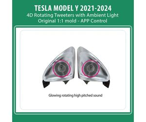 DIGITAL IQ AMBIENT TS 3922 TESLA MODEL Y mod. 2021-2024 (Ambient Light 4D Rotating Tweeters)