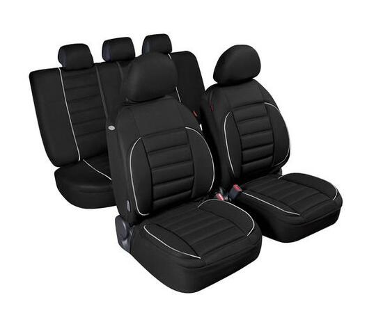 Καλύμματα Καθισμάτων DE-LUXE SPORT EDITION Υφασμα JACQUARD Σετ 4τεμ. Μαύρο