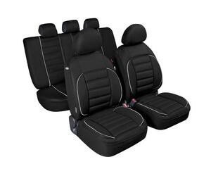 Καλύμματα Καθισμάτων DE-LUXE SPORT EDITION Υφασμα JACQUARD Σετ 4τεμ. Μαύρο